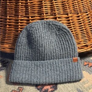 David and Young Blue Knit Beanie